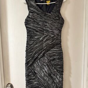 Elegant Gray Sleeveless Dress
